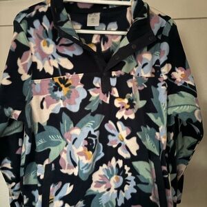 Vera Bradley Floral Sweater - Black, Pink, Blue, Green